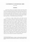 Research paper thumbnail of Il sentimento e la filosofia del corpo