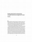 Research paper thumbnail of Bonding with the Field: On Researching Surrogate Motherhood Arrangements in Israel