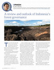 Research paper thumbnail of A review and outlook of Indonesia’s forest governance