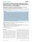 Research paper thumbnail of Accumulation of Pharmaceuticals, Enterococcus, and Resistance Genes in Soils Irrigated with Wastewater for Zero to 100 Years in Central Mexico