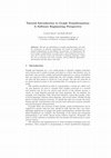 Research paper thumbnail of Tutorial introduction to graph transformation: a software engineering perspective