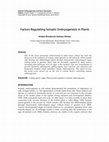 Research paper thumbnail of Somatic Embryogenesis and Gene Expression,  Editors: Junaid Aslam, P. S. Srivastava and M. P. Sharma,  Factors Regulating Somatic Embryogenesis in Plants