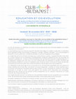 Research paper thumbnail of 2012 11 30 UNIVERSITE INTEGRALE 16  EDUCATION ET COEVOLUTION