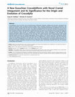 Research paper thumbnail of A New Eusuchian Crocodyliform with Novel Cranial Integument and Its Significance for the Origin and Evolution of Crocodylia