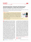 Research paper thumbnail of Atomically Abrupt Silicon-Germanium Axial Heterostructure Nanowires Synthesized in a Solvent Vapor Growth System