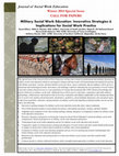 Research paper thumbnail of Military Social Work Education: Innovative Strategies and Implications for Social Work Practice