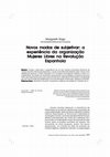 Research paper thumbnail of Novos modos de subjetivar: a experiência da organização Mujeres Libres na Revolução Espanhola  (Margareth Rago)