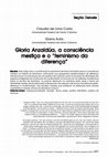 Research paper thumbnail of Gloria Anzaldúa, a consciência mestiça e o “feminismo da diferença” (Claudia de Lima Costa e Eliana Ávila)