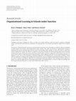 Research paper thumbnail of Organizational learning in schools under sanction