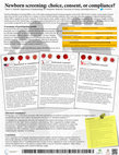 Research paper thumbnail of Newborn screening: choice, consent, or compliance? (poster CPHA)