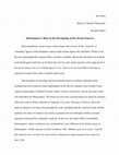 Research paper thumbnail of Montesquieu's Role in the Development of the Social Sciences