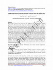 Research paper thumbnail of High temperatures properties of barite concrete with CRT funnel glass