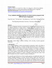 Research paper thumbnail of X-ray radiation shielding properties of cement mortars prepared with different types of aggregates