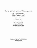 Research paper thumbnail of The Mosque In America, a National Portrait: A Report From the Mosque Study Project