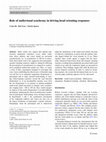 Research paper thumbnail of Role of audiovisual synchrony in driving head orienting responses.