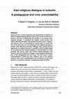 Research paper thumbnail of Inter-religious dialogue in schools