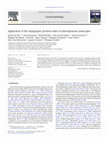 Research paper thumbnail of Application of the topographic position index to heterogeneous landscapes