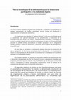 Research paper thumbnail of NUEVAS TECNOLOGÍAS DE LA INFORMACIÓN Y PARTICIPACIÓN DE LA CIUDADANÏA DIGITAL. EL papel de los telecentros