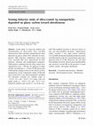 Research paper thumbnail of RESEARCH PAPER Sensing behavior study of silica-coated Ag nanoparticles deposited on glassy carbon toward nitrobenzene