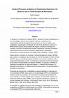 Research paper thumbnail of Gestão de Processos de Negócio em Organizações Desportivas: Um estudo de caso no Comité Européen de Rink-Hockey