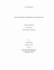 Research paper thumbnail of PHILOSOPHY OF PREMARITAL COUNSELLING (Especially for second marriages)