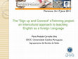 Research paper thumbnail of The “Sign up and Connect” eTwinning project: an intercultural approach to teaching ...