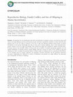 Research paper thumbnail of Reproductive Biology, Family Conflict, and Size of Offspring in Marine Invertebrates