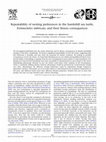 Research paper thumbnail of Repeatability of nesting preferences in the hawksbill sea turtle, Eretmochelys imbricata, and their fitness consequences