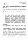 Research paper thumbnail of Hope Labor: The Role of Employment Prospects in Online Social Production