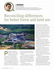 Research paper thumbnail of Reconciling differences for better forest and land use