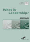 Research paper thumbnail of Leadership South West Research Report What is Leadership? What is Leadership