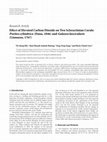 Research paper thumbnail of Effect of Elevated Carbon Dioxide on Two Scleractinian Corals: Porites cylindrica (Dana, 1846) and Galaxea fascicularis (Linnaeus, 1767