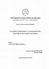 Research paper thumbnail of  UNA DISPUTA METAFISICA. LA QUESTIONE DEL DIVENIRE IN BONTADINI E SEVERINO