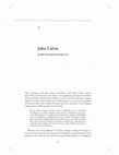 Research paper thumbnail of "John Calvin" (Book Chapter)