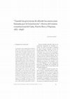 Research paper thumbnail of "Cuando las provincias de allende los mares sean llamadas por la Constitución" (acerca del estatus constitucional de Cuba, Puerto Rico y Filipinas, 1837-1898)