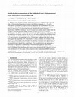 Research paper thumbnail of Rapid strain accumulation on the Ashkabad fault (Turkmenistan) from atmosphere-corrected InSAR