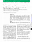 Research paper thumbnail of The 2011MW 6.8 Burma earthquake: fault constraints provided by multiple SAR techniques