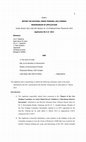 Research paper thumbnail of Reply FFC Report NGT Challakere Saldanha ESG Final 20082013