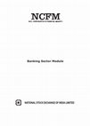 Research paper thumbnail of Banking Sector Module NATIONAL STOCK EXCHANGE OF INDIA LIMITED Test Details: Sr. No. Name of Module Fees (Rs.) Test Duration