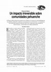 Research paper thumbnail of  Proyecto Ralco: Un impacto irreversible sobre comunidades pehuenches.