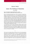 Research paper thumbnail of  Quine: The Challenge of Naturalism (Review article of Peter Hylton's Quine)