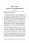 Research paper thumbnail of Proust on Art and the Value of Living