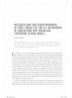 Research paper thumbnail of Bell, J. A. 2013. ""Mistaken Gods and other Misnomers of First Contact of the U.S. Department of Agriculture’s 1928 Sugarcane Expedition to New Guinea."