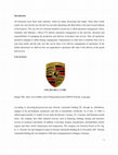 Research paper thumbnail of Management of operations of Porsche