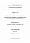 Research paper thumbnail of Georges Duby : « Le temps des cathédrales » - analyse traductologique du premier chapitre de la traduction croate publiée