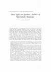 Research paper thumbnail of New light on Jacobus, Author of Speculum musicae