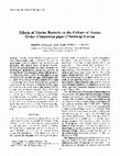 Research paper thumbnail of Effects of Marine Bacteria on the Culture of Axenic Oyster Crassostrea gigas (Thunberg) Larvae