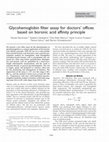 Research paper thumbnail of Glycohemoglobin filter assay for doctors' offices based on boronic acid affinity principle