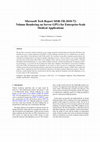 Research paper thumbnail of Microsoft Tech Report MSR-TR-2010-72: Volume Rendering on Server GPUs for Enterprise-Scale Medical Applications