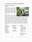 Research paper thumbnail of Water Pollution in Negombo Lagoon (this is a team research-credit goes to my team members too)